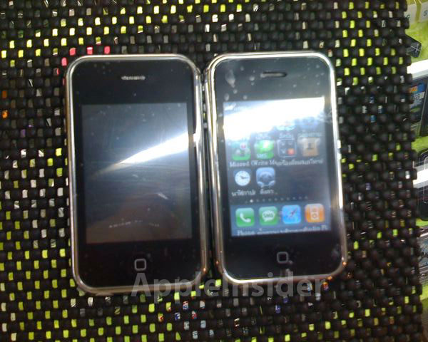 iPhone nano in una vetrina in un negozio a Bangkok