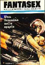 copertina di Una femmina nello spazio