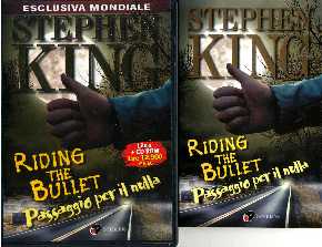 copertina di Riding the Bullet. Passaggio per il nulla