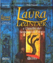 copertina di Laura Leander e l'Anello del Serpente di Fuoco