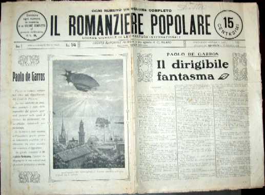 copertina di un volume della collana Il Romanziere Popolare