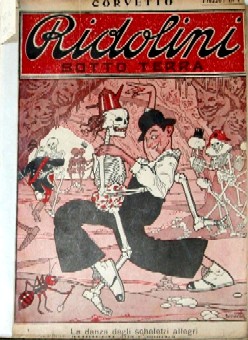 copertina di Ridolini sotto terra