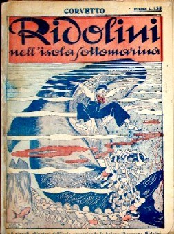 copertina di Ridolini nell'isola sottomarina