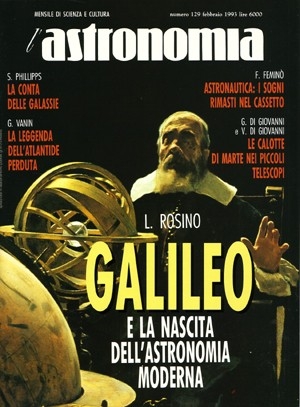 copertina di L'Astronomia 129