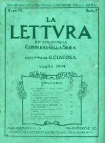 copertina di La Lettura a. IV-n. 7