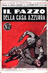 copertina di Il pazzo della casa azzurra