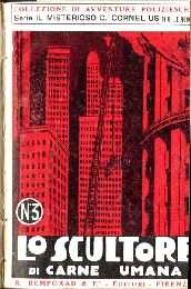 copertina di Lo scultore di carne umana