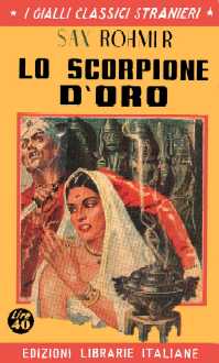 copertina di Lo scorpione d'oro