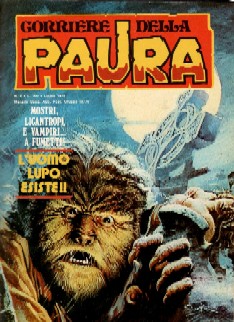 copertina di Corriere della Paura presenta