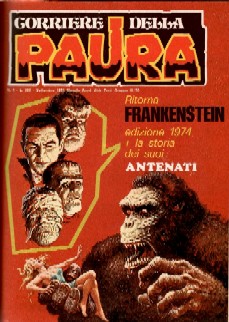 copertina di Corriere della Paura presenta