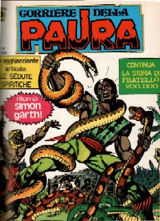 copertina di Corriere della Paura presenta