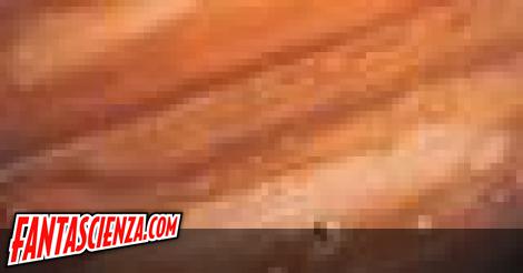 Giove, Europa e Callisto. A sinistra si pu&ograve; ammirare la Grande Macchia Rossa.